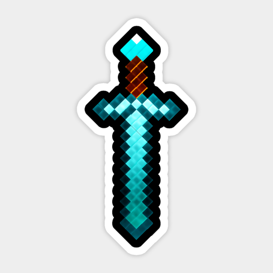 Diamond Sword - Minecraft - Sticker