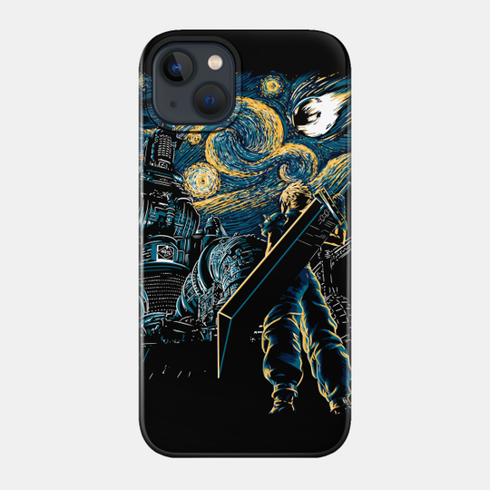 Starry Remake - Final Fantasy Vii - Phone Case