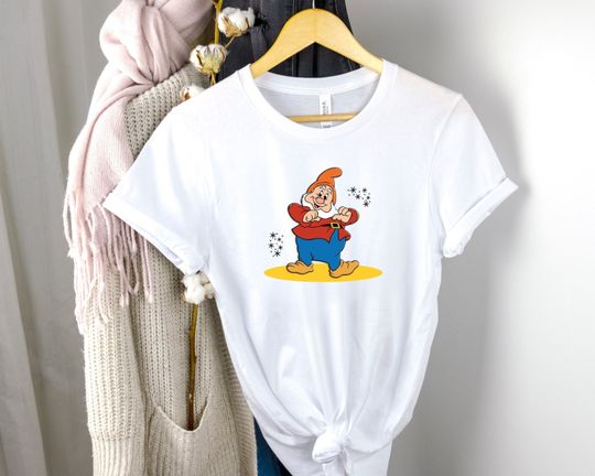 Seven Dwarfs Shirt, Happy Dwarf, Disney Seven Dwarfs T-shirt