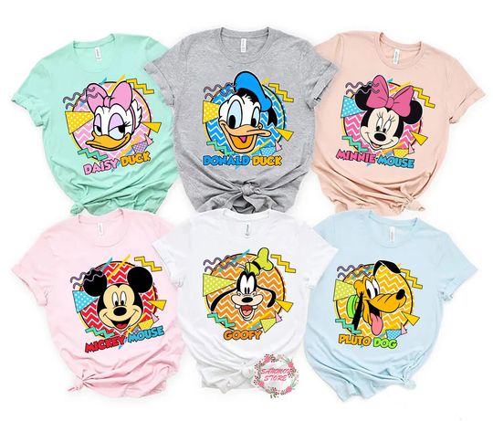 Discover Disneyland Family, Disney Matching tee, Vintage Mickey Shirt, Retro Matching Shirt