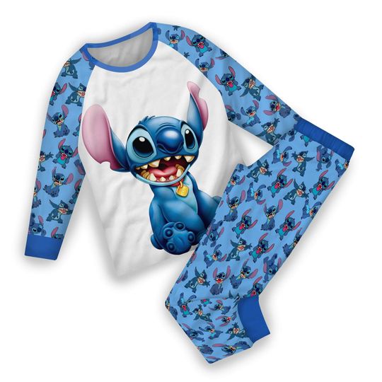 Big Stitch Blue White Disney | Family Matching Pajamas Set