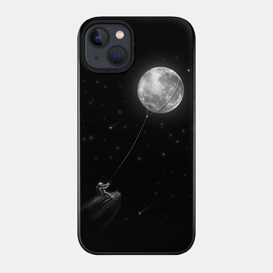 Discover Pull Moon - Moon - Phone Case