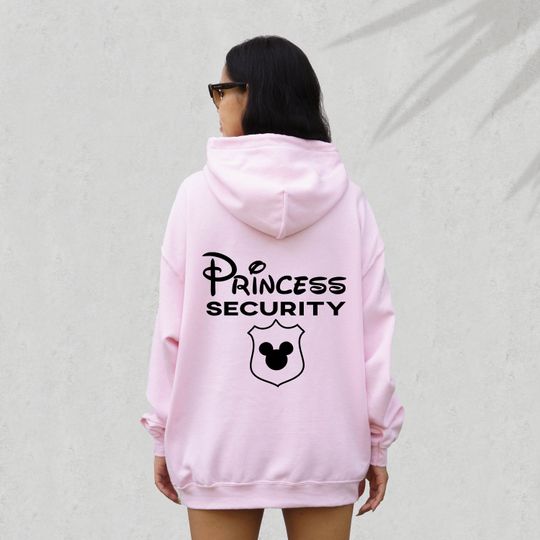 Funny Disney Princess Protection Hoodie, Princess Security Hoodie