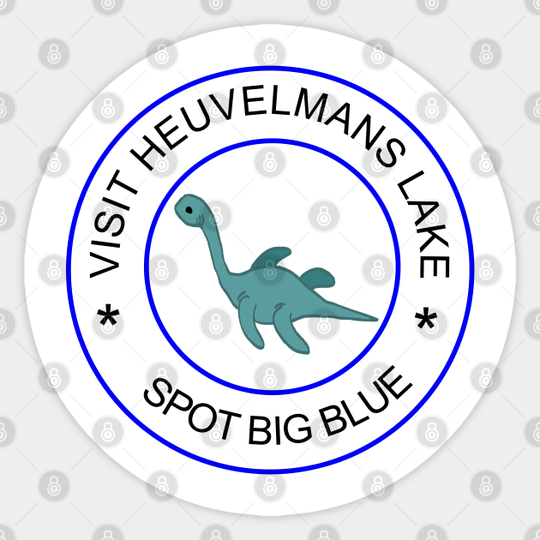 Big Blue, the Southern Serpent - The Truth Is Out There - Sticker