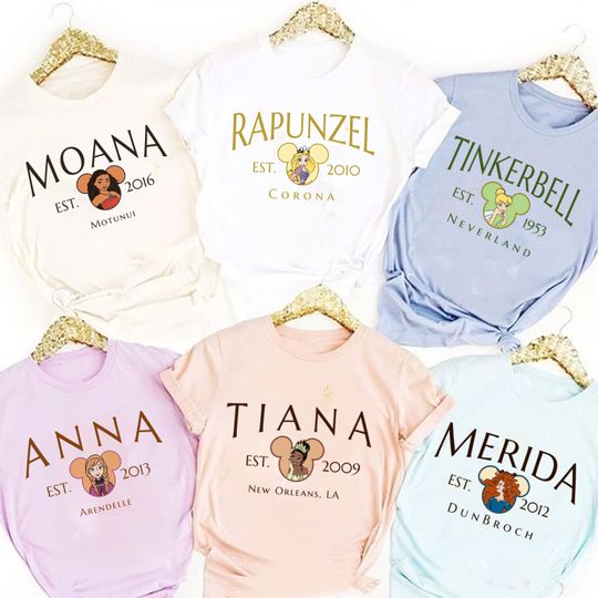 Disney Princess Mickey Head shirt, Princess Birthday Shirt, Disney Belle shirt