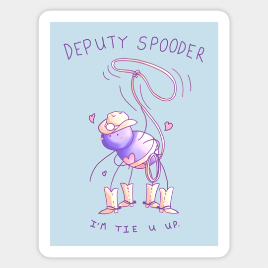 Deputy Spooder - Spider - Sticker