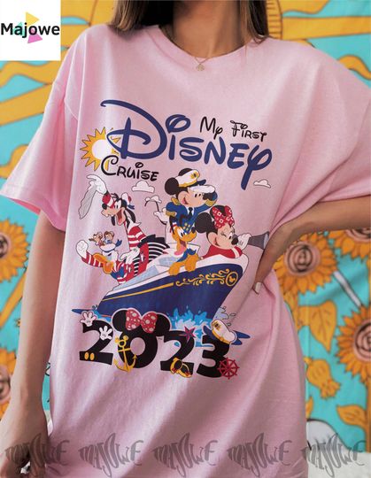 My First Disney Cruise 2023 Shirt, Captain Mickey Mouse And Friends Shirt