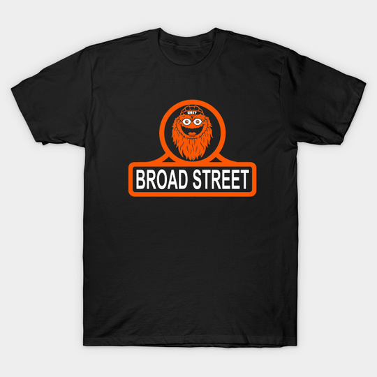 Gritty, Broad Street Bullies, Philadelphia Flyers - Gritty Philly Flyers Mascot - T-Shirt