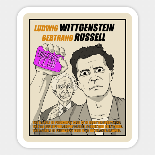 Philosophy Club - Russell - Sticker