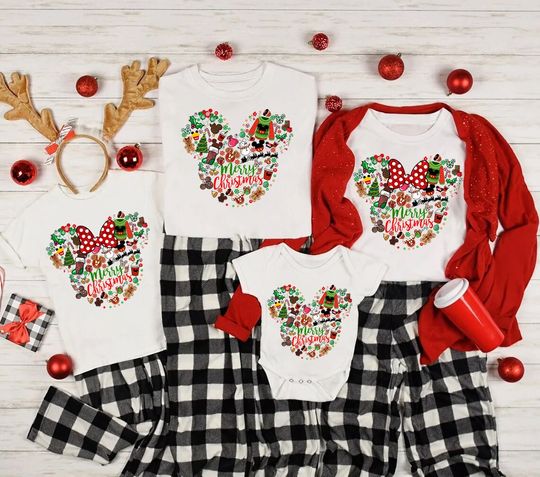 Disney Christmas 2022 shirt, Disney family shirts, Disney Christmas Vibes shirt