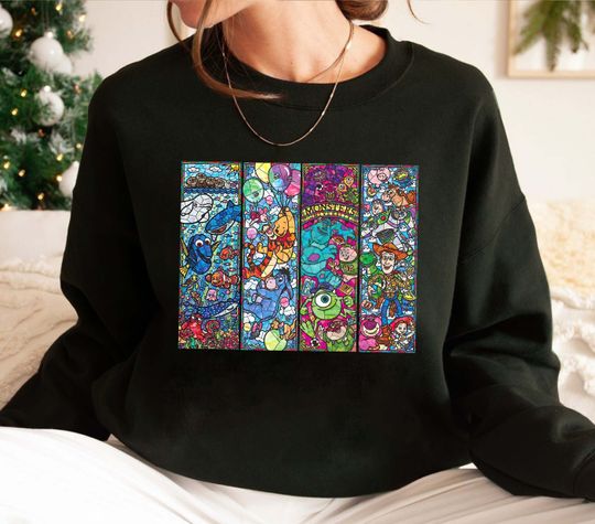 Disney movie stained glass  Toy story stained glass