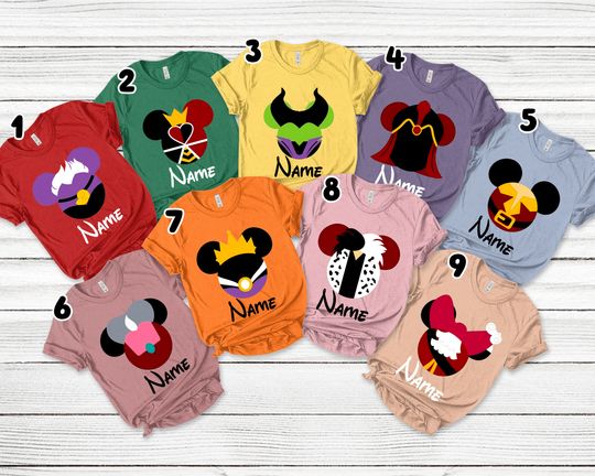 Disney Vacay Mode, Disney Villain Shirt, Cruella Ursula Evil Queen, Villains Friends