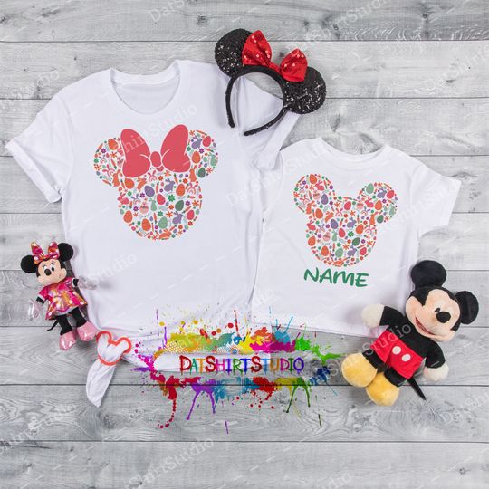 Disney Easter T-Shirt, Disney Easter trip 2023, Disney family shirts with custom names