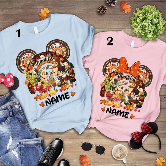 Disney Thanksgiving Matching shirts