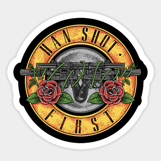 Han Shot First - Han Solo - Sticker
