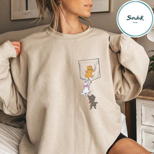 Disney The Aristocats Kitten Pocket Sweatshirt