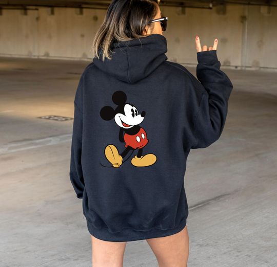 Classic Mickey Hoodie, Magic Kingdom, Matching Disney Family Hoodie, Retro Mickey Hoodie