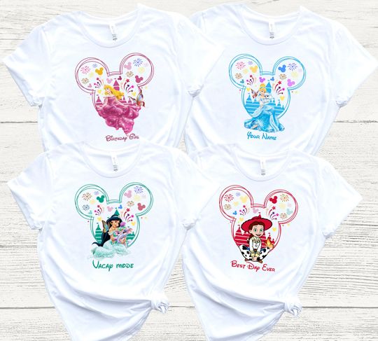 Disney Princess Birthday Shirt, Disney Princess Shirt, Custom Princess Shirt, Snow White Shirt