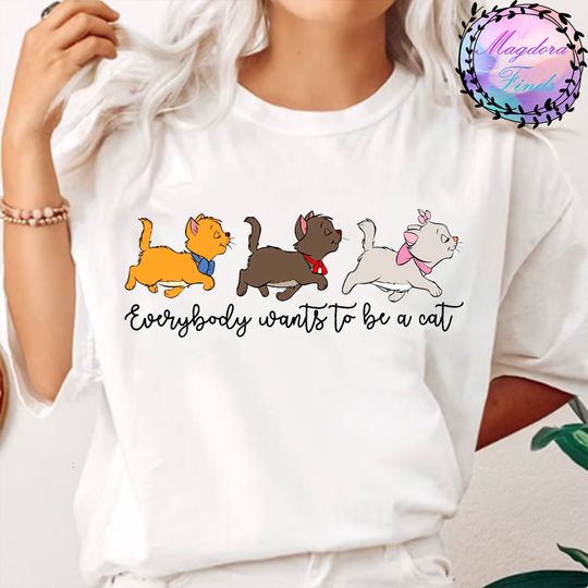 Disney The Aristocats Shirt, Marie Aristocats Shirt, Cat Marie Shirt