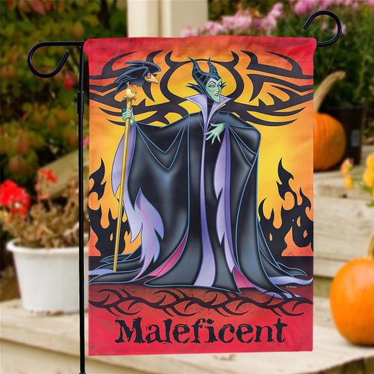Disney Maleficent Garden Flag