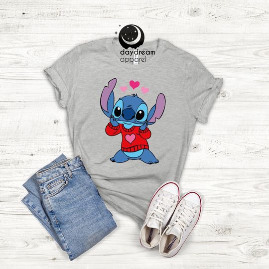 Stitch Valentines Shirt, Valentines Day, Disney Shirt, Disney Valentine, Valentines Day Shirt