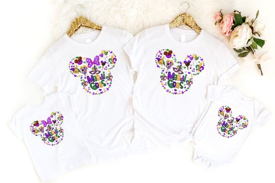 Mardi Gras Disney Trip, Matching Disney Shirts, Mardi Gras 2023