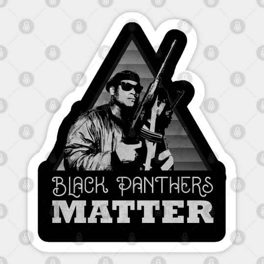 Black Power Fist - Black Proud Strong - Sticker