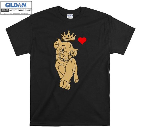 Disney The Lion King And Simba Art Cartoon T shirt