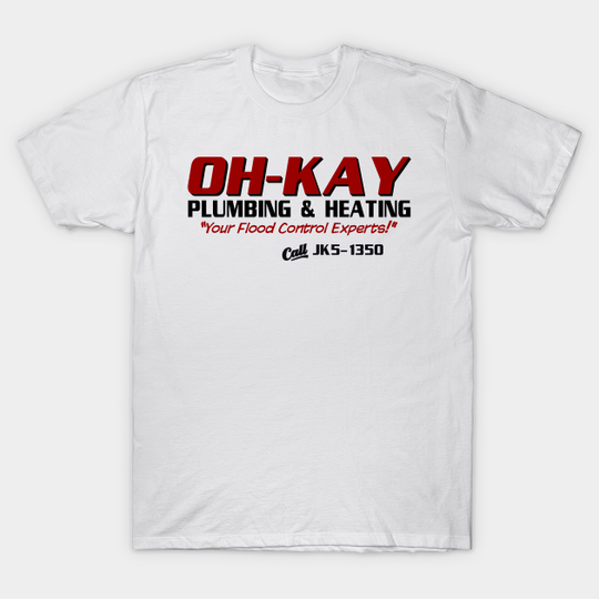 Wet Bandits OH-KAY Plumbing - Marv Merchants - T-Shirt