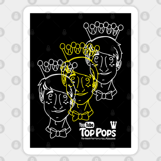 Top Pops x Whitelaw Comics - Top Pops - Sticker