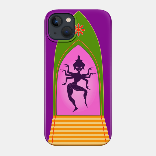 Dancing Durga - Its A Small World - Phone Case