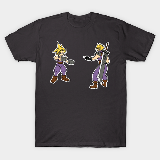 Cloud pointing at Cloud - Final Fantasy 7 - T-Shirt