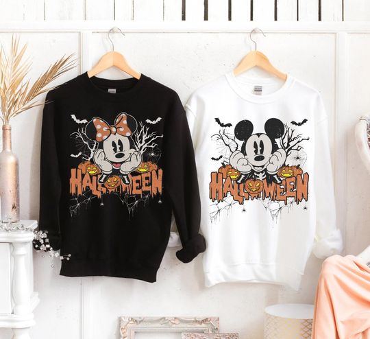 Vintage Disney Characters Halloween Sweatshirt
