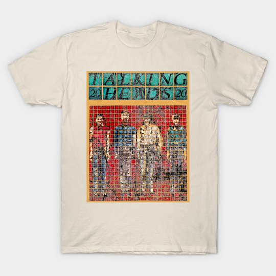 77777 Lin up retro vtg 90s - Talking Heads Band - T-Shirt