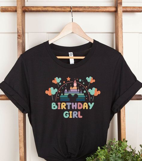 Disney Birthday Girl Shirt, Minnie Mickey Birthday Shirt, Disney Birthday Crew Shirt