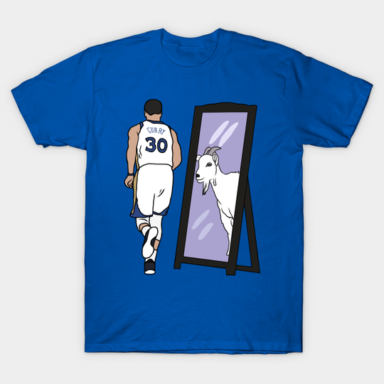 Steph Curry Mirror GOAT - Stephen Curry - T-Shirt