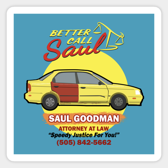 Better Car Saul - Better Call Saul - Sticker