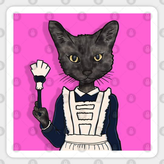 Maid Kitty - Kitty - Sticker