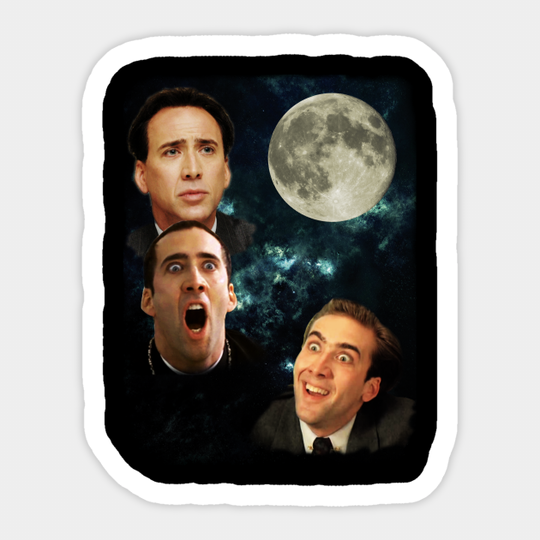 Three Cages Moon - Three Wolf Moon - Sticker