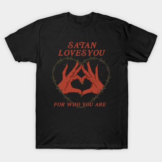 Satan Loves You - Satan - T-Shirt