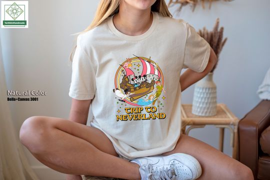 Disney Trip To Neverland Shirt, Peter Pan Flight Neverland T-Shirt