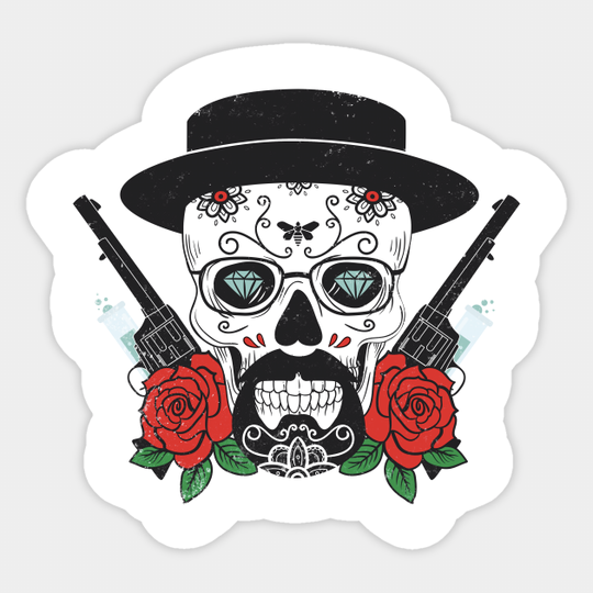 Heisenberg Mexican Skull - Series - Sticker
