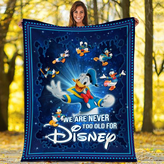Disney Donald Duck Fleece Blanket Quilt, Disney Baby Blanket