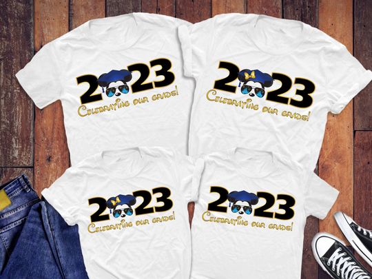 Disney Graduation Family 2023 Shirts, Class of 2023 Graduation Gift, Senior shirt, Disney Family shirts