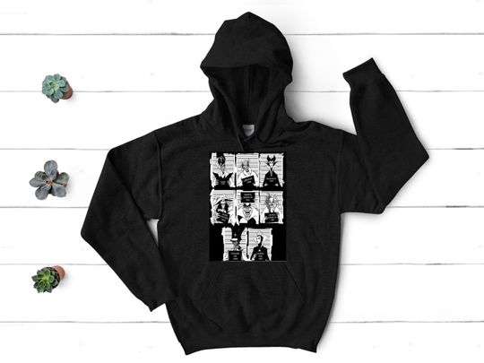 Disney Villains Mugshot Funny Hoodie