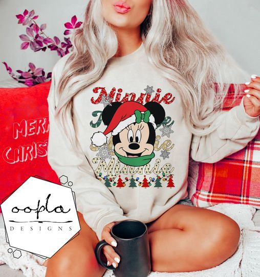 Vintage Disney Characters Christmas Sweatshirt