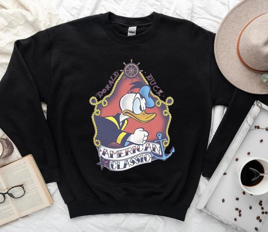 Donald Duck, Disney Mickey And Friends, Disney Mickey Sweatshirt