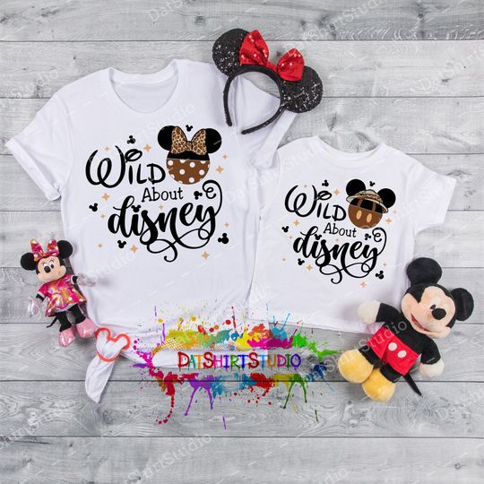 Disney Shirt, Animal Kingdom Minnie/ Mickey Shirt, Wild about Disney, Hakuna Matata Shirt