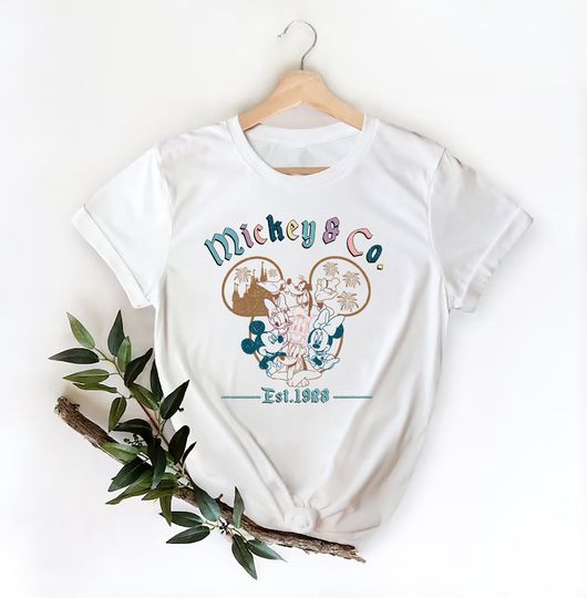 Discover Vintage Disney Mickey&co Est 1928 Shirt, Funny Princess Disney Shirt, Beautiful Princess Shirt
