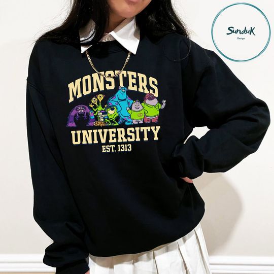 Disney Pixar Monsters Inc. Mike Sully Boo Sweatshirt, Disney Monster Inc Sweatshirt